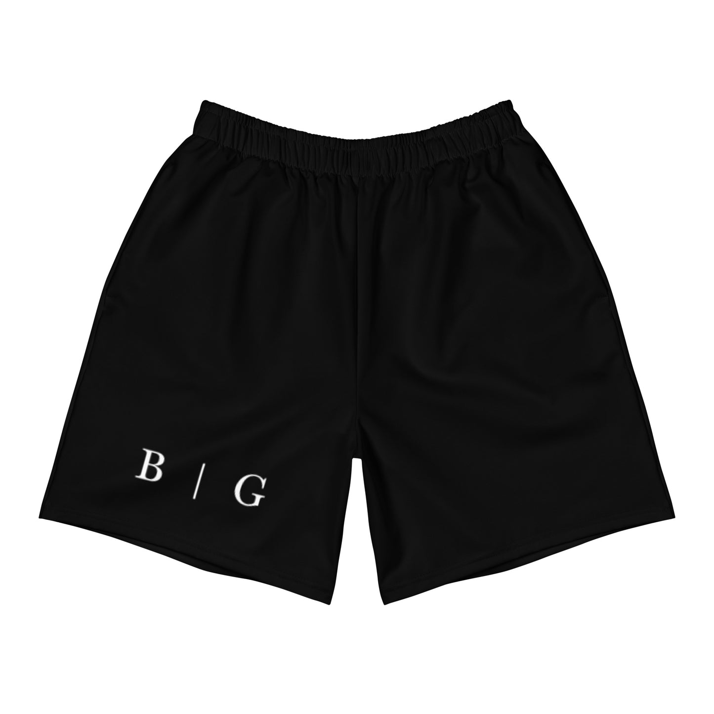 B | G Men's Athletic Shorts Black