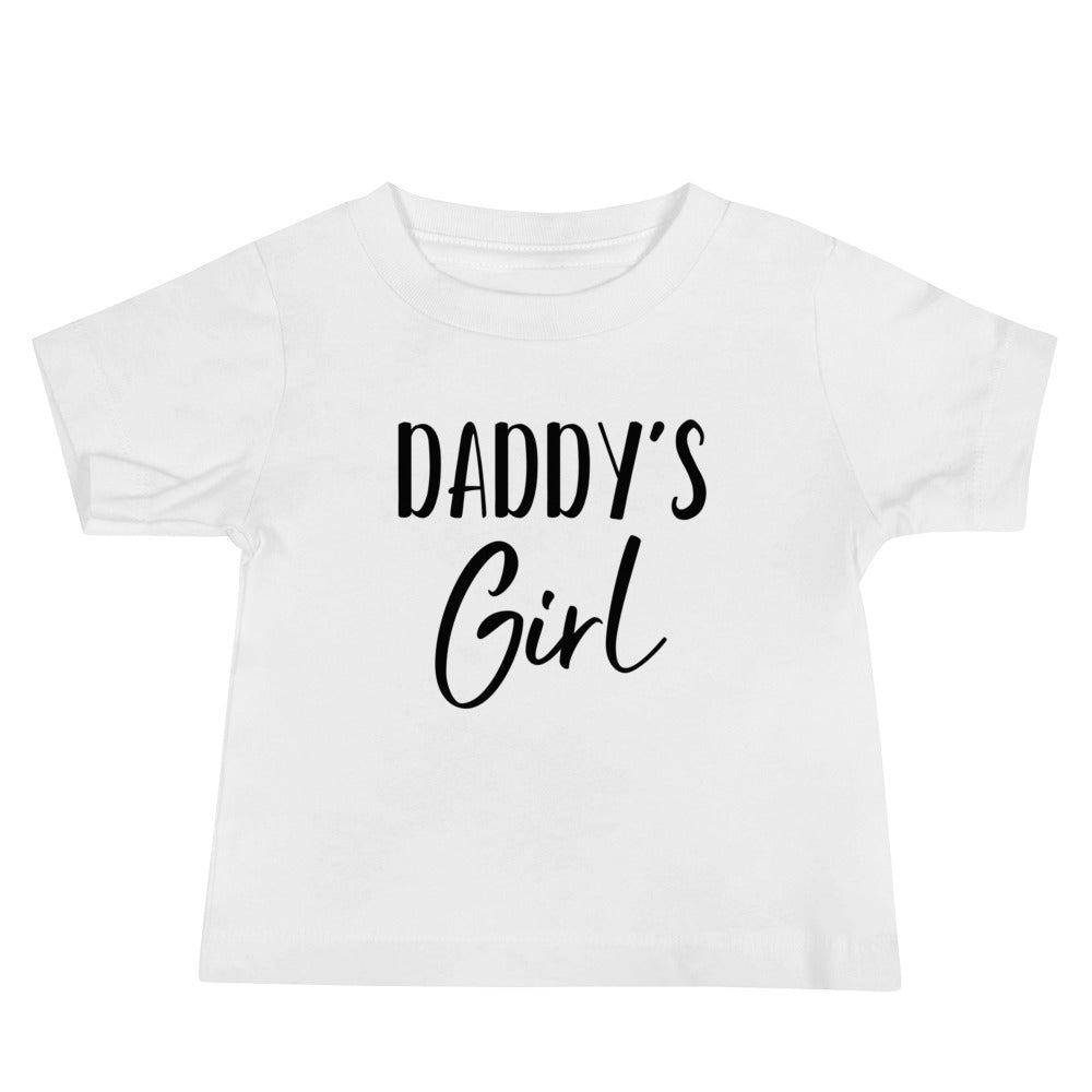 Daddy's Girl Baby Tee White