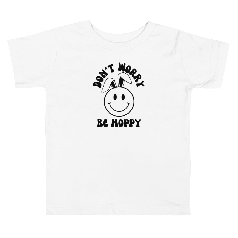 Don't Worry Be Hoppy Toddler Tee