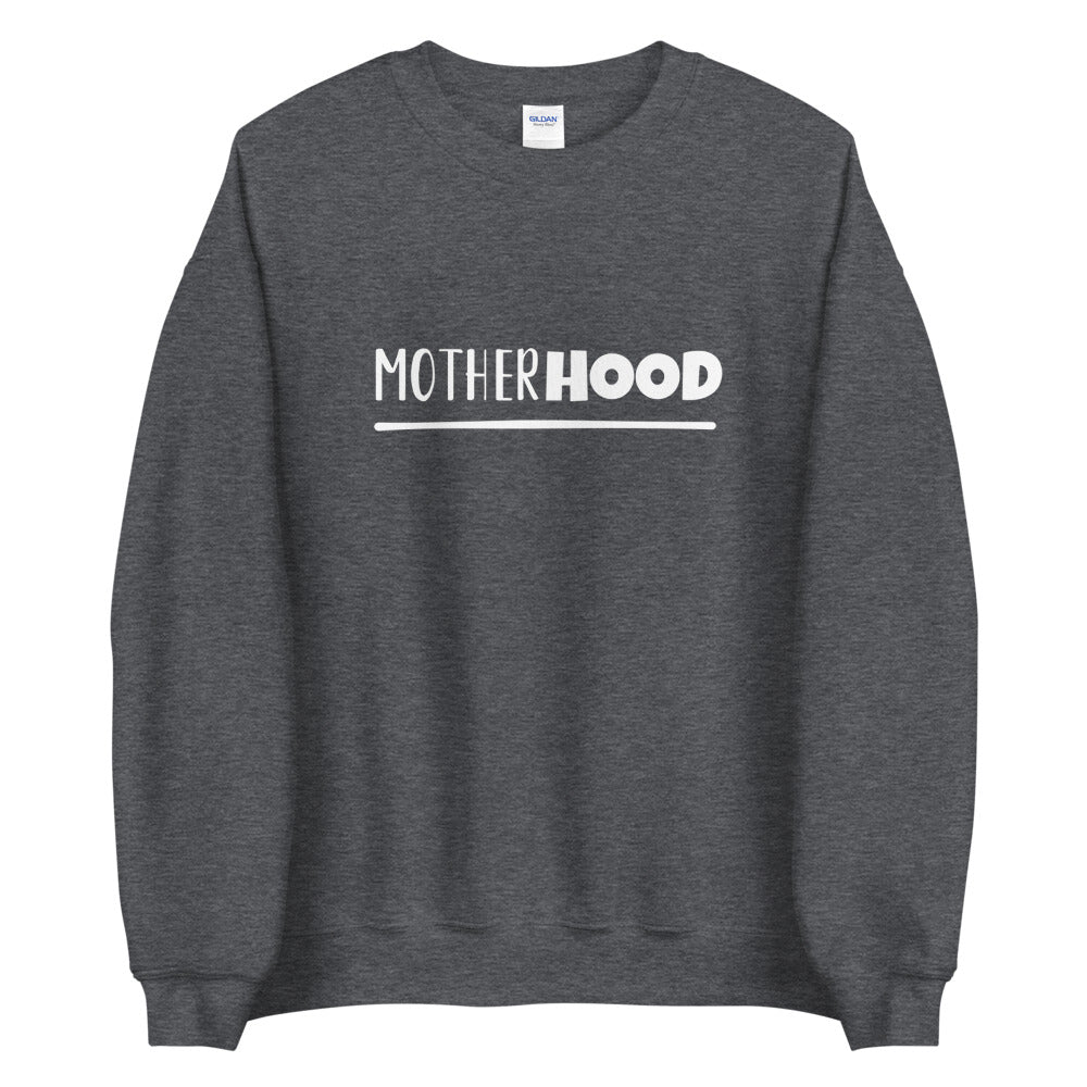 Motherhood Crew Neck Sweater Dark Heather
