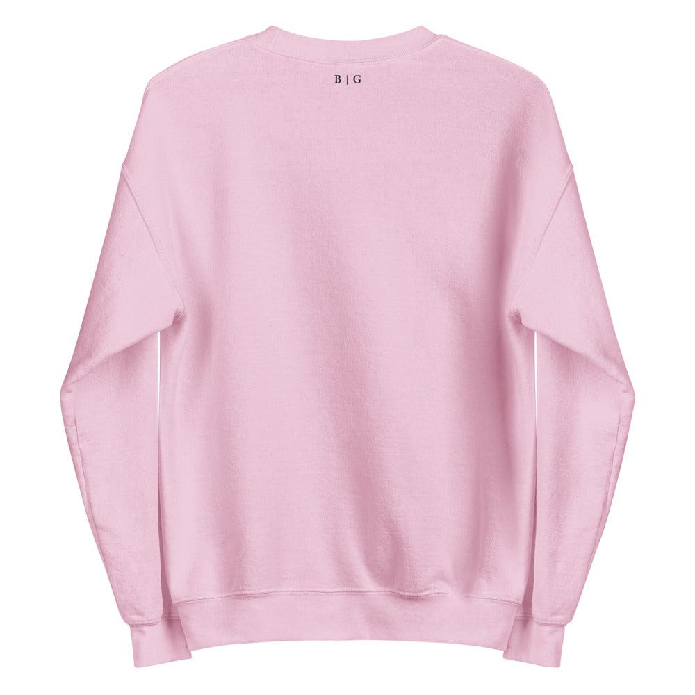 BELLA | GRACEN Crew Neck Sweater Light Pink