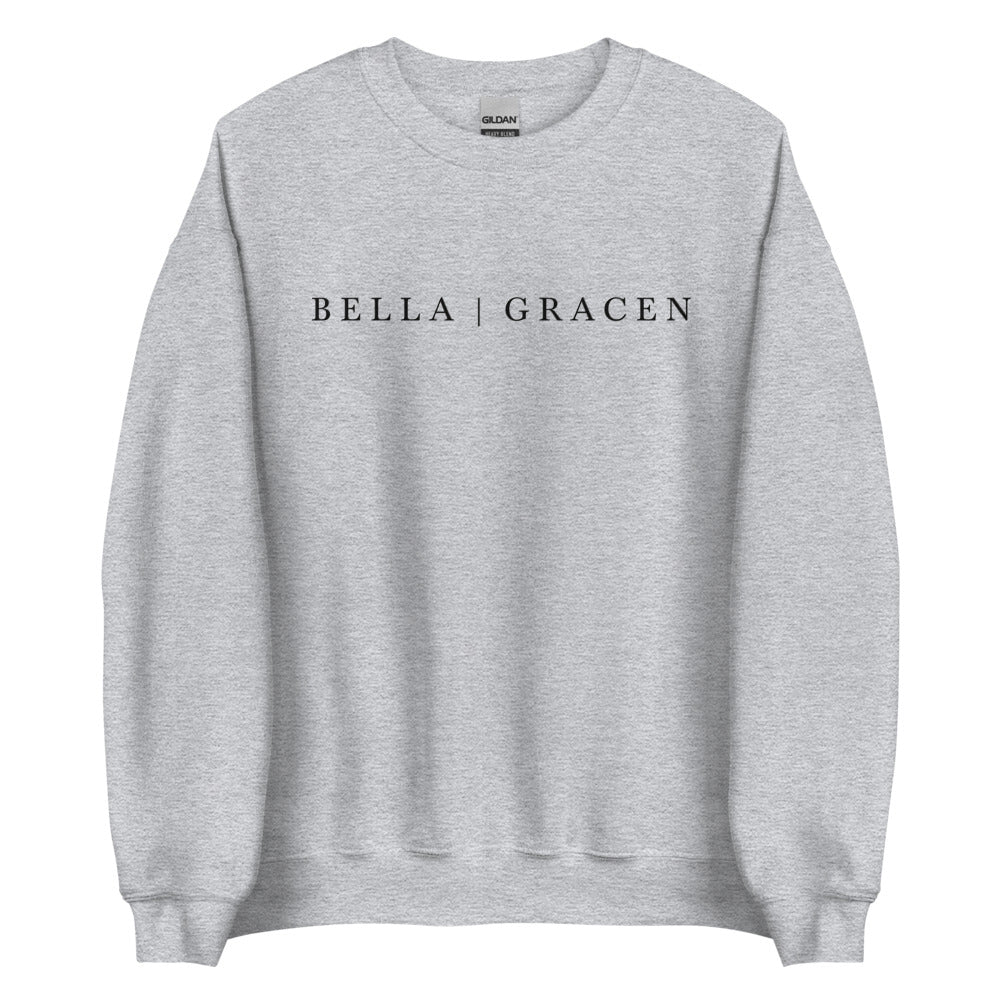 BELLA | GRACEN Crew Neck Sweater Sport Grey