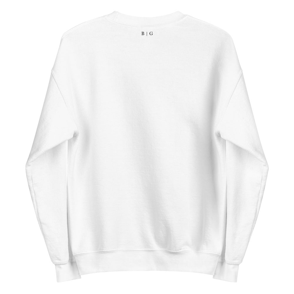 BELLA | GRACEN Crew Neck Sweater White