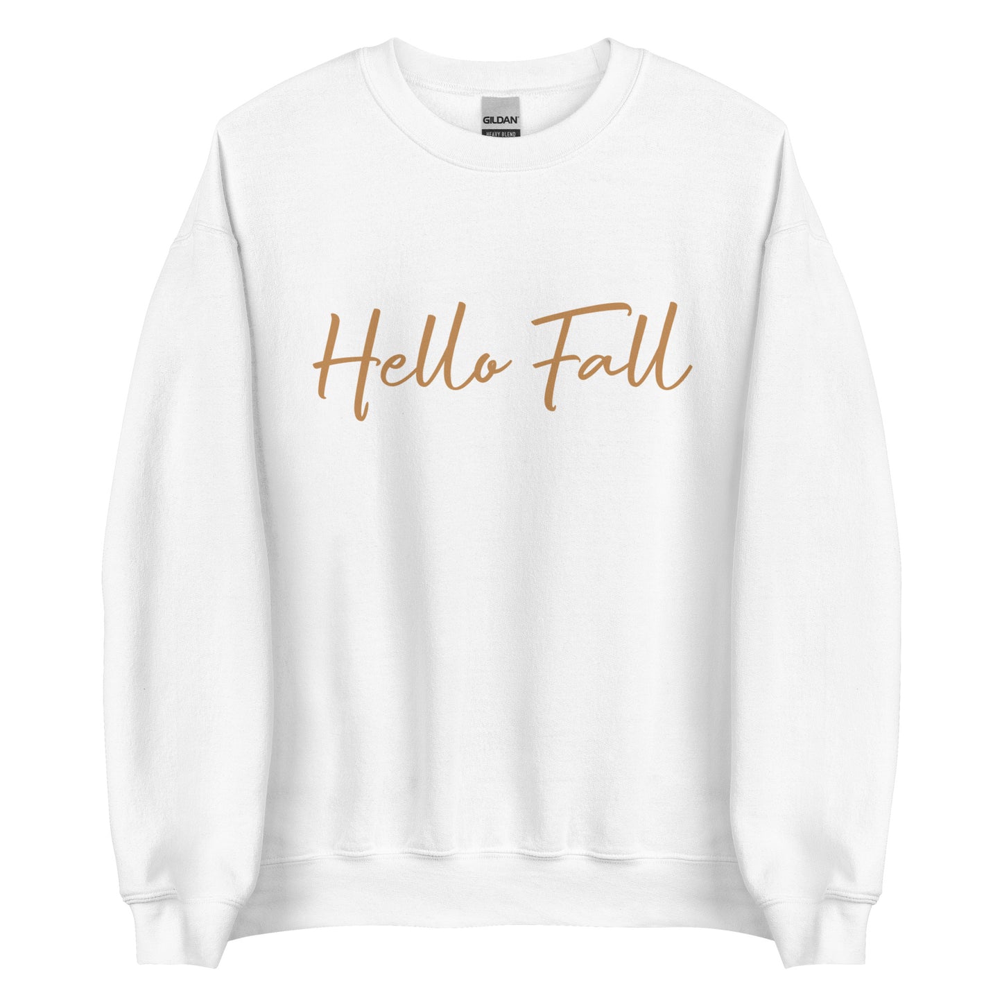 Hello Fall Crew Neck Sweater White