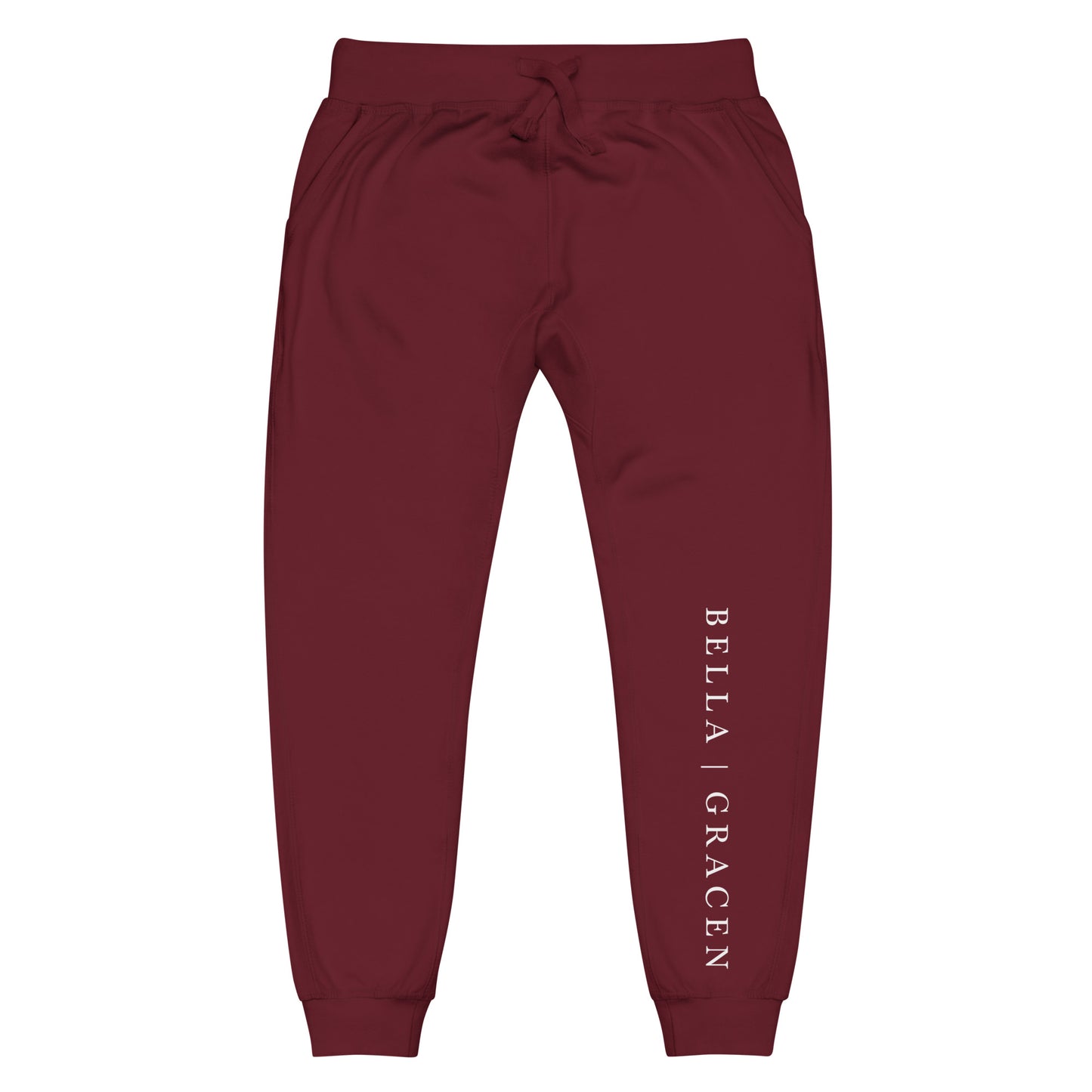 B | G Jogger Sweatpants Maroon