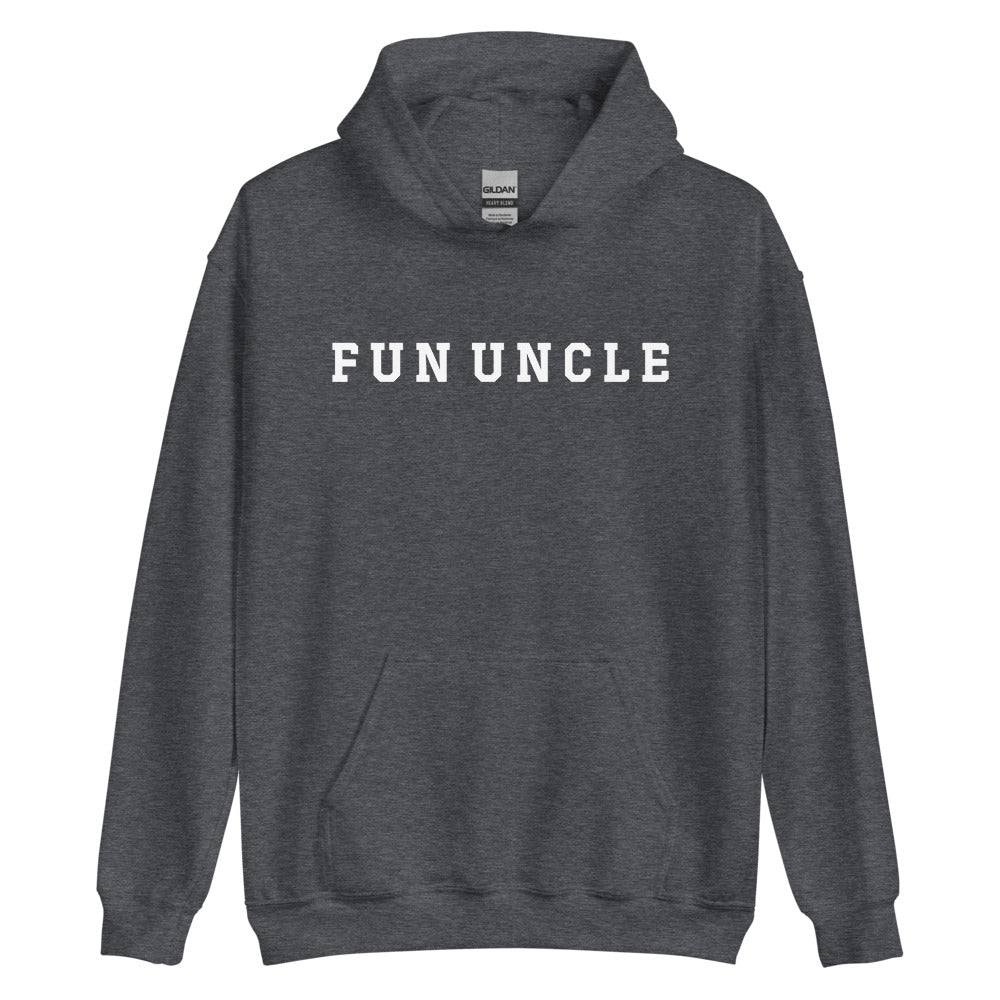Fun Uncle Hoodie Dark Heather