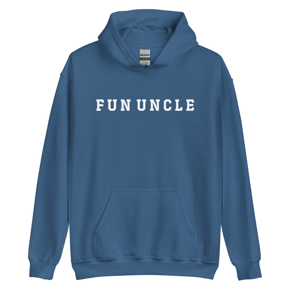 Fun Uncle Hoodie Indigo Blue