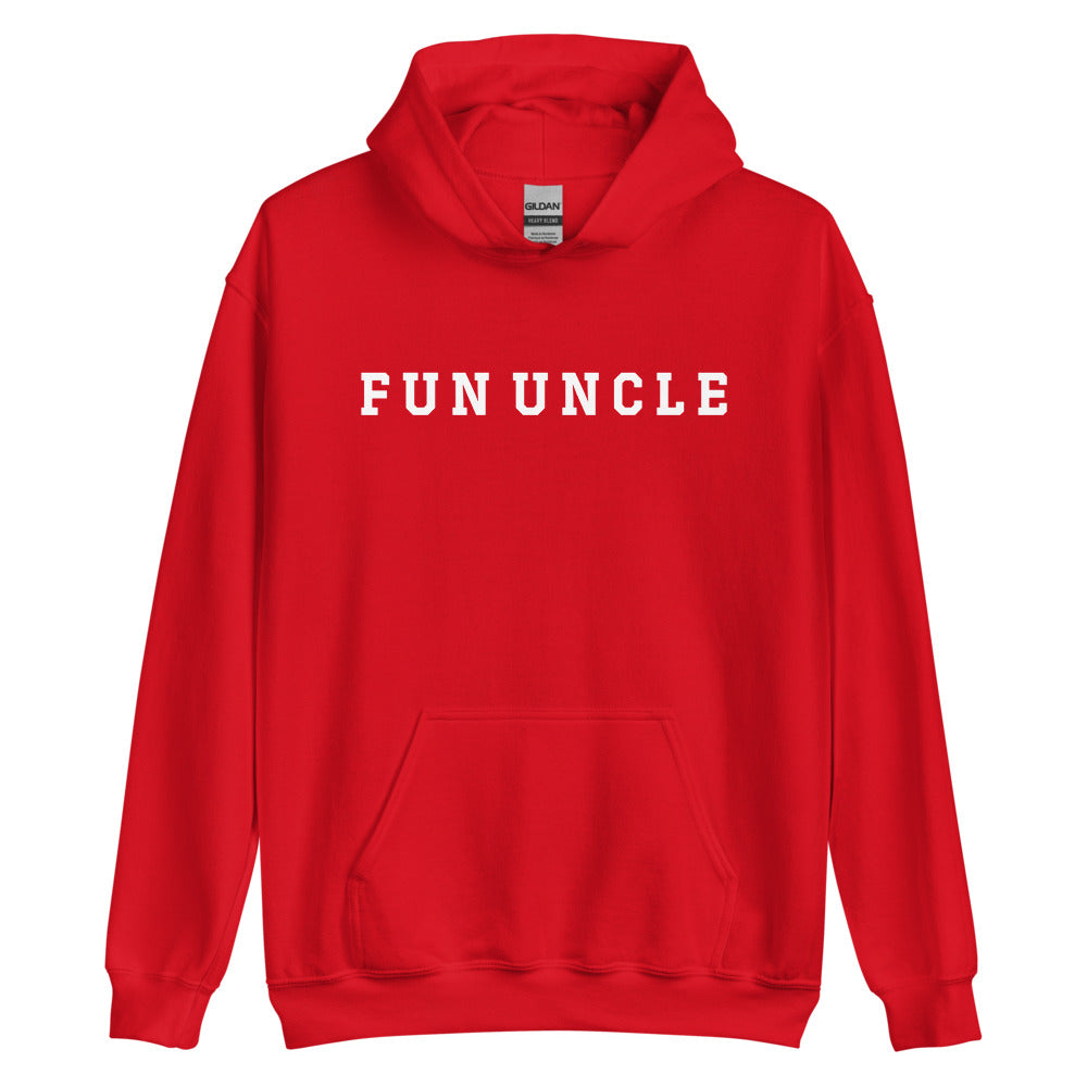 Fun Uncle Hoodie Red