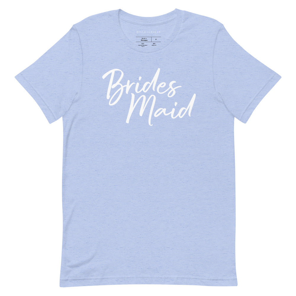 Bridesmaid T-Shirt Heather Blue