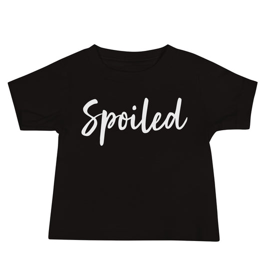 Spoiled Baby Tee Black