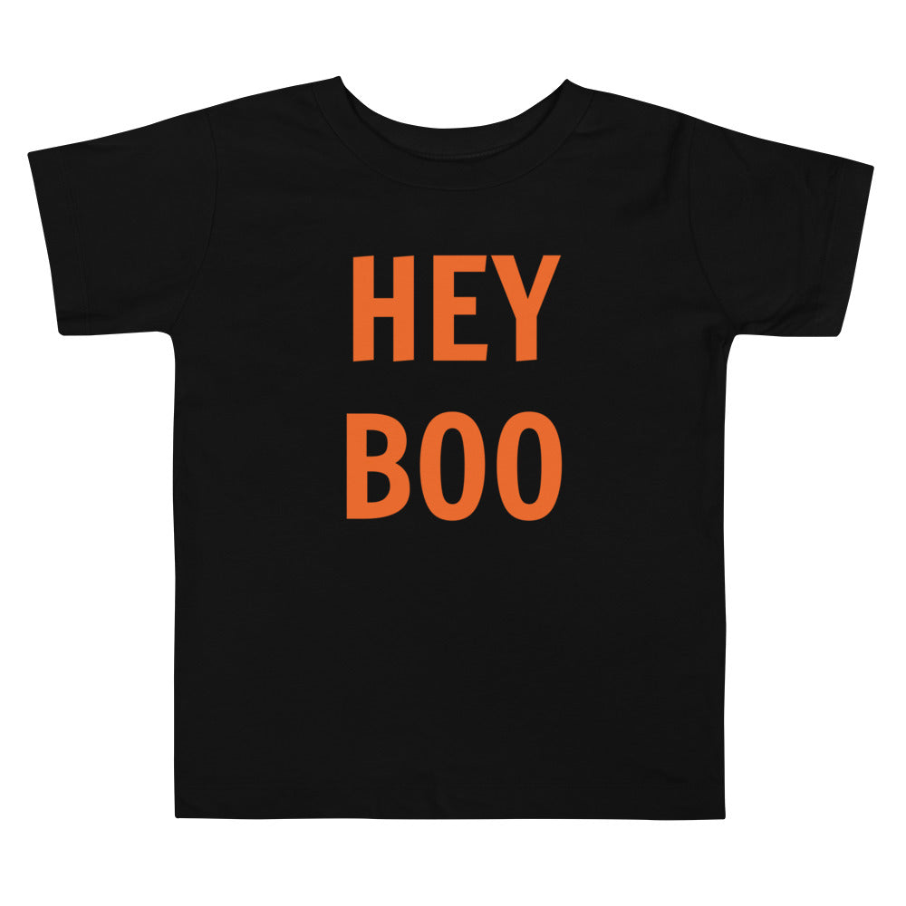 Hey Boo Toddler Tee Black