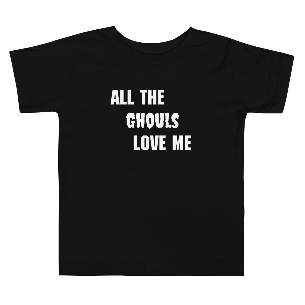 Ghouls Love Me Toddler Tee Black