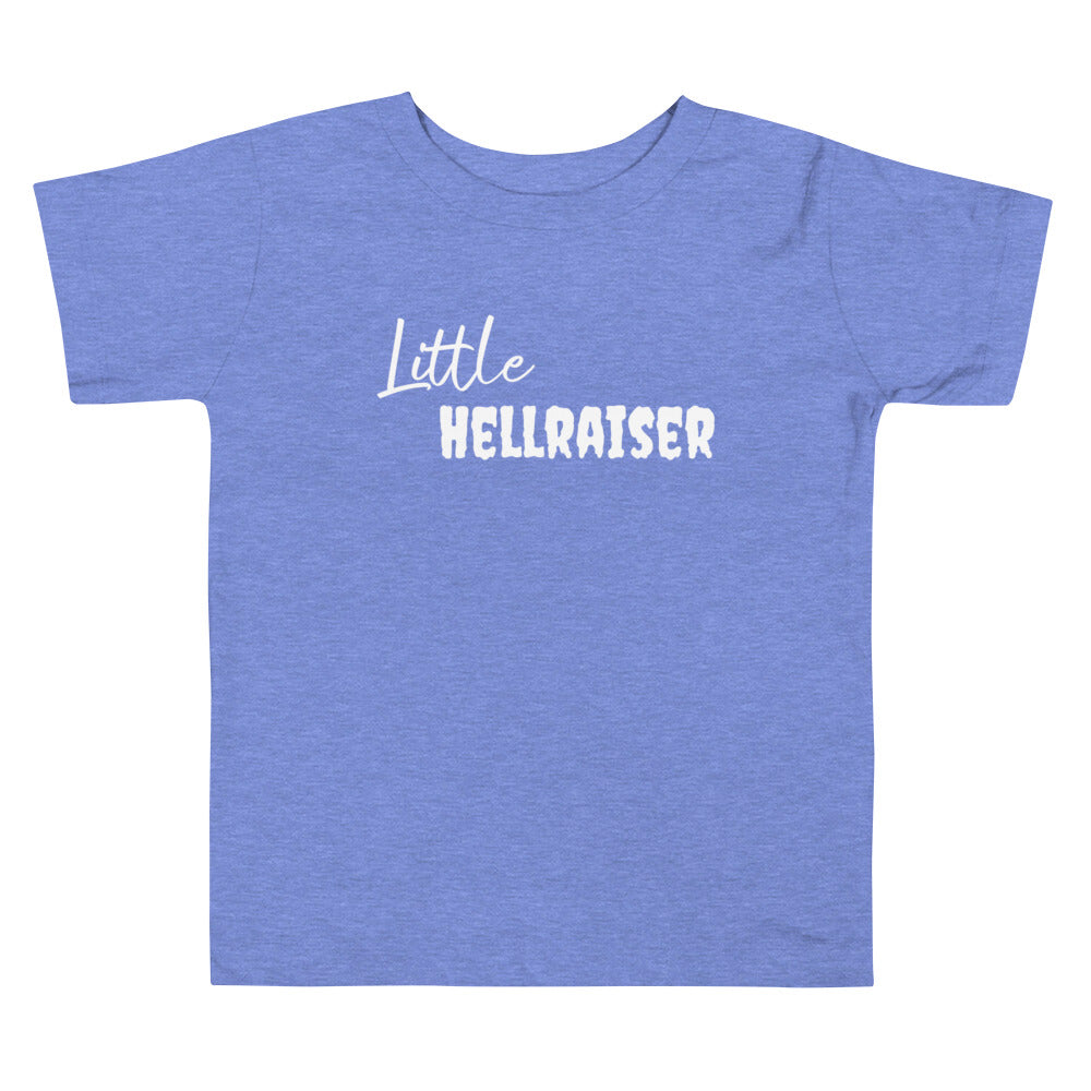 Little Hellraiser Toddler Tee Heather Columbia Blue