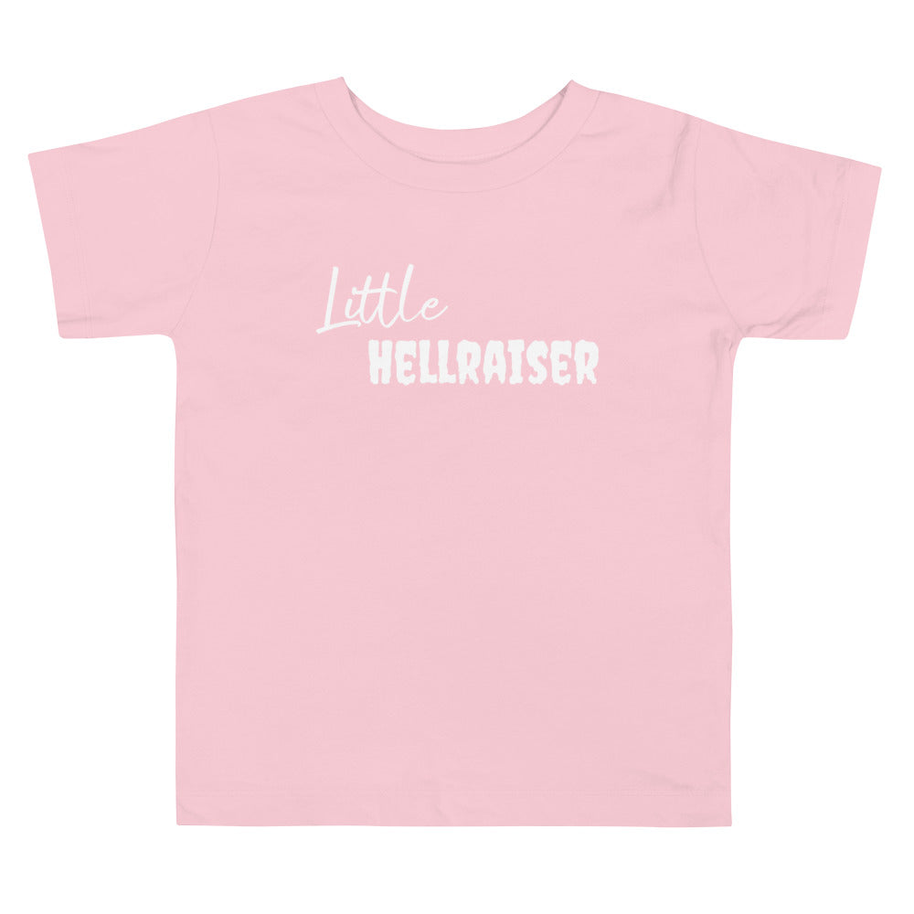 Little Hellraiser Toddler Tee Pink