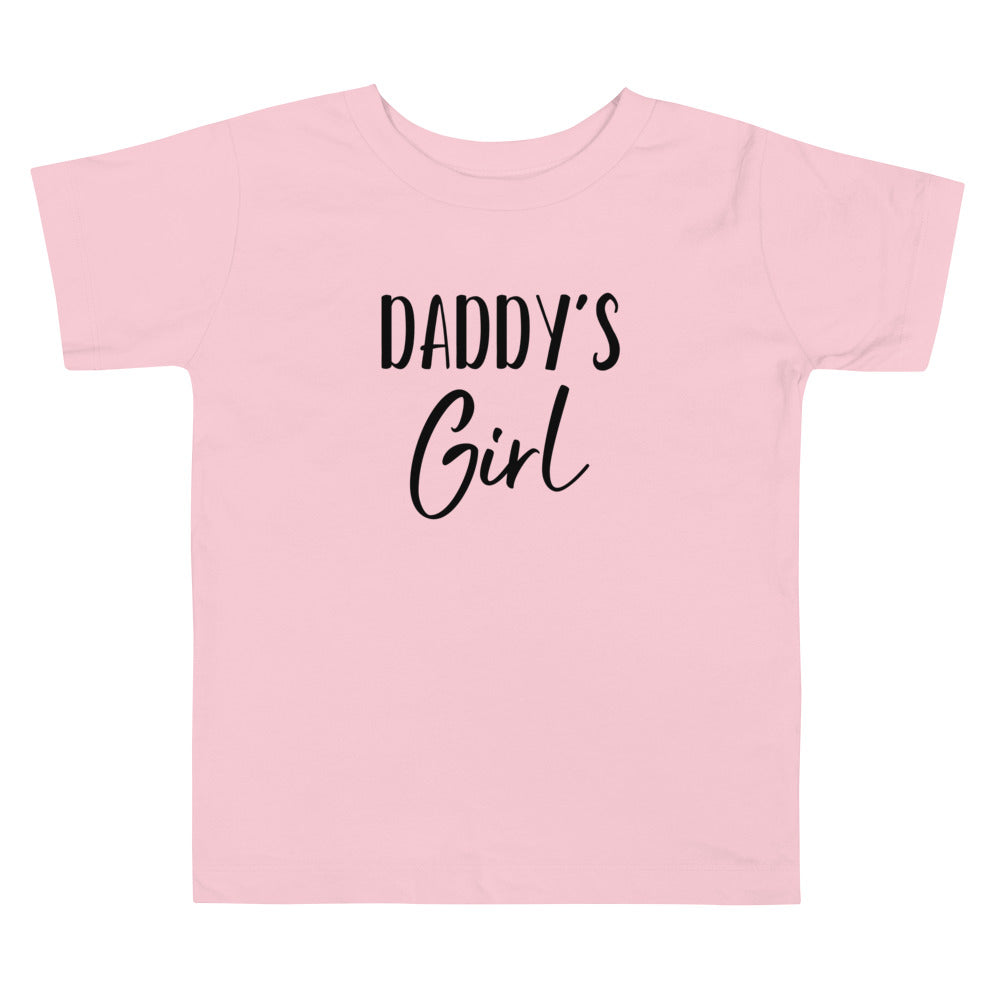 Daddy's Girl Toddler Tee Pink