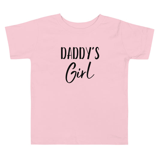 Daddy's Girl Toddler Tee Pink