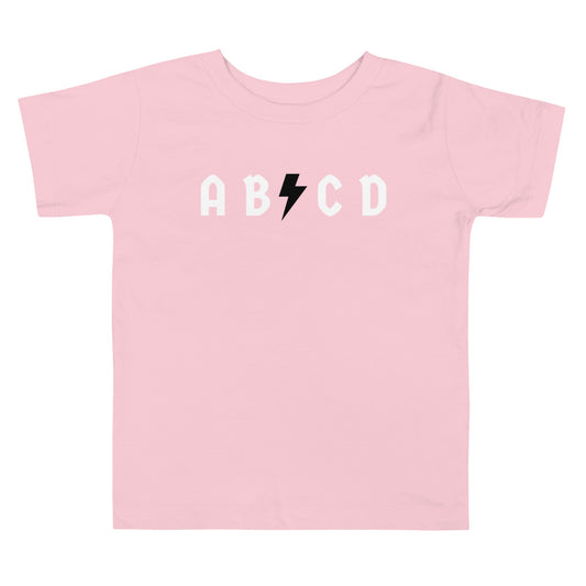 ABCD Toddler Tee Pink