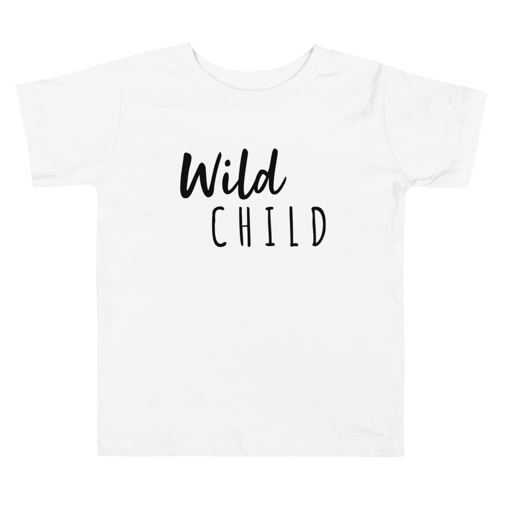 Wild Child Toddler Tee White