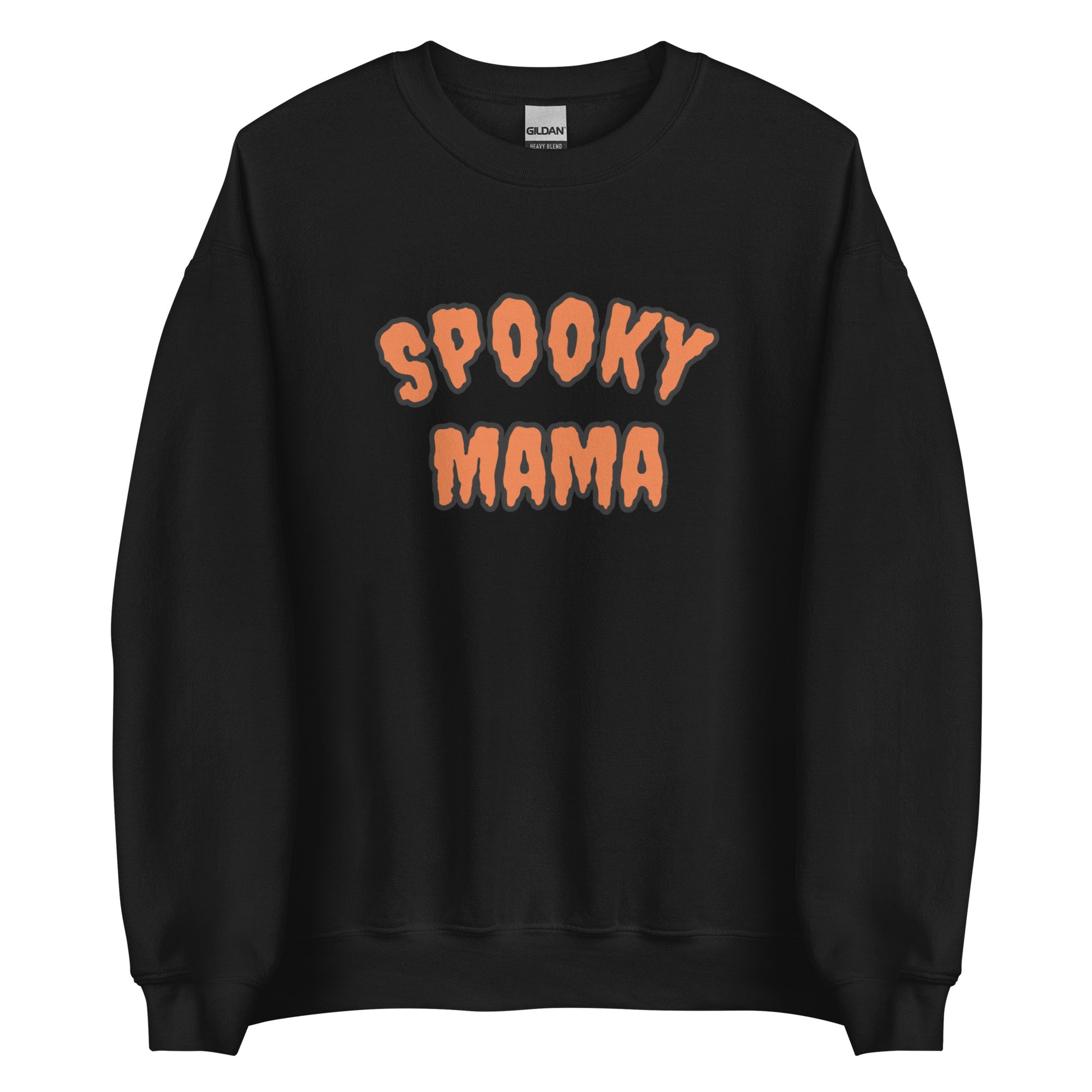 Spooky Mama Crew Neck Sweater Black