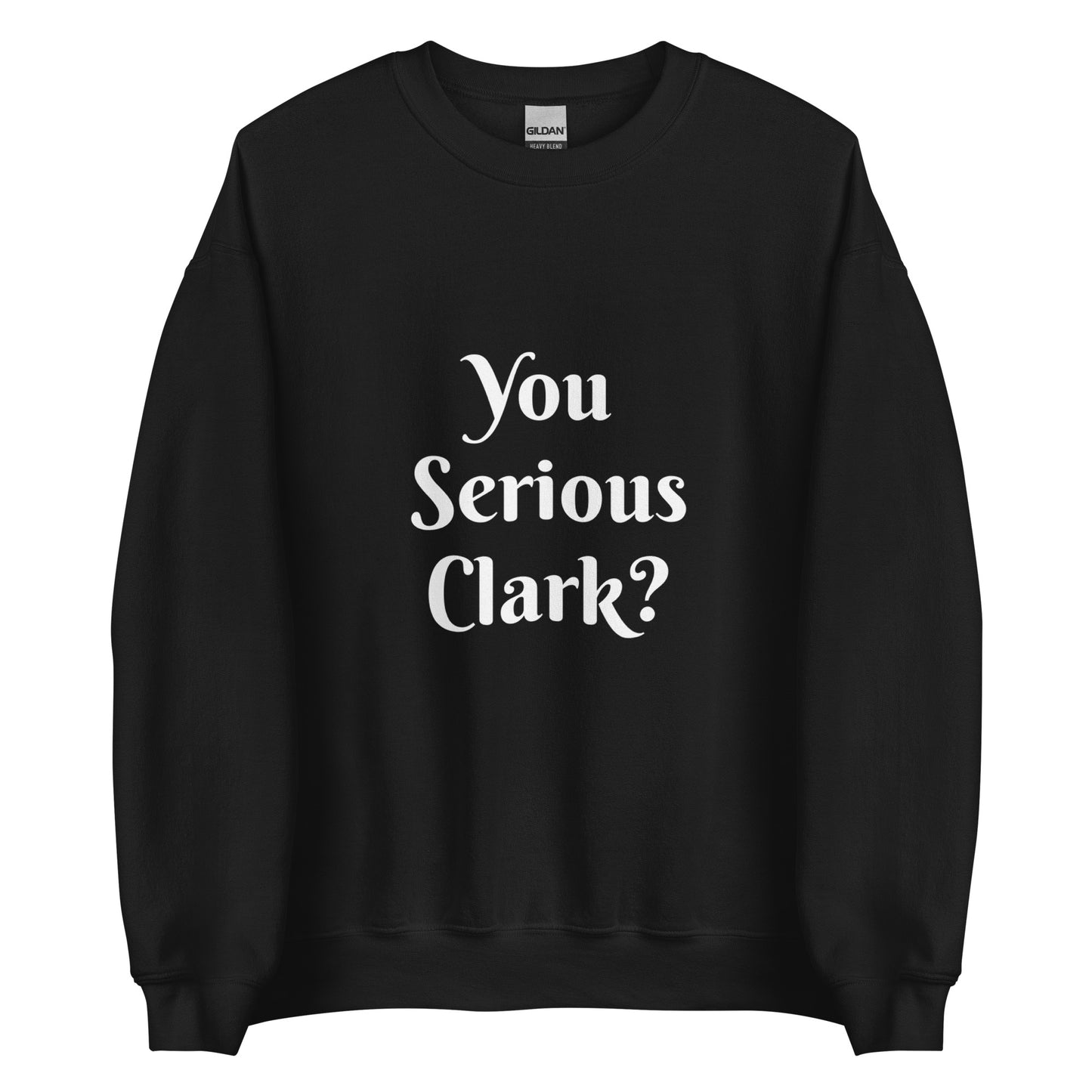 You Serious Clark Crew Neck Sweater Black