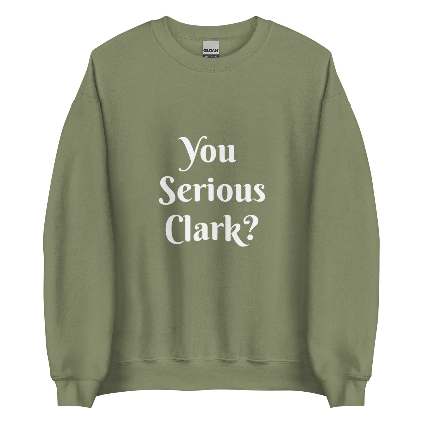 You Serious Clark Crew Neck Sweater Military Green