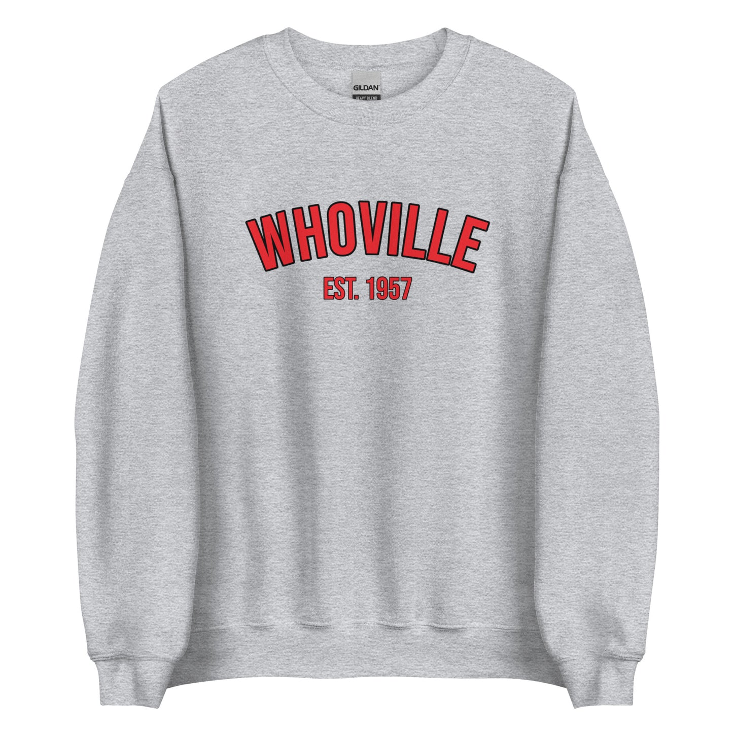 Whoville Crew Neck Sweater Sport Grey