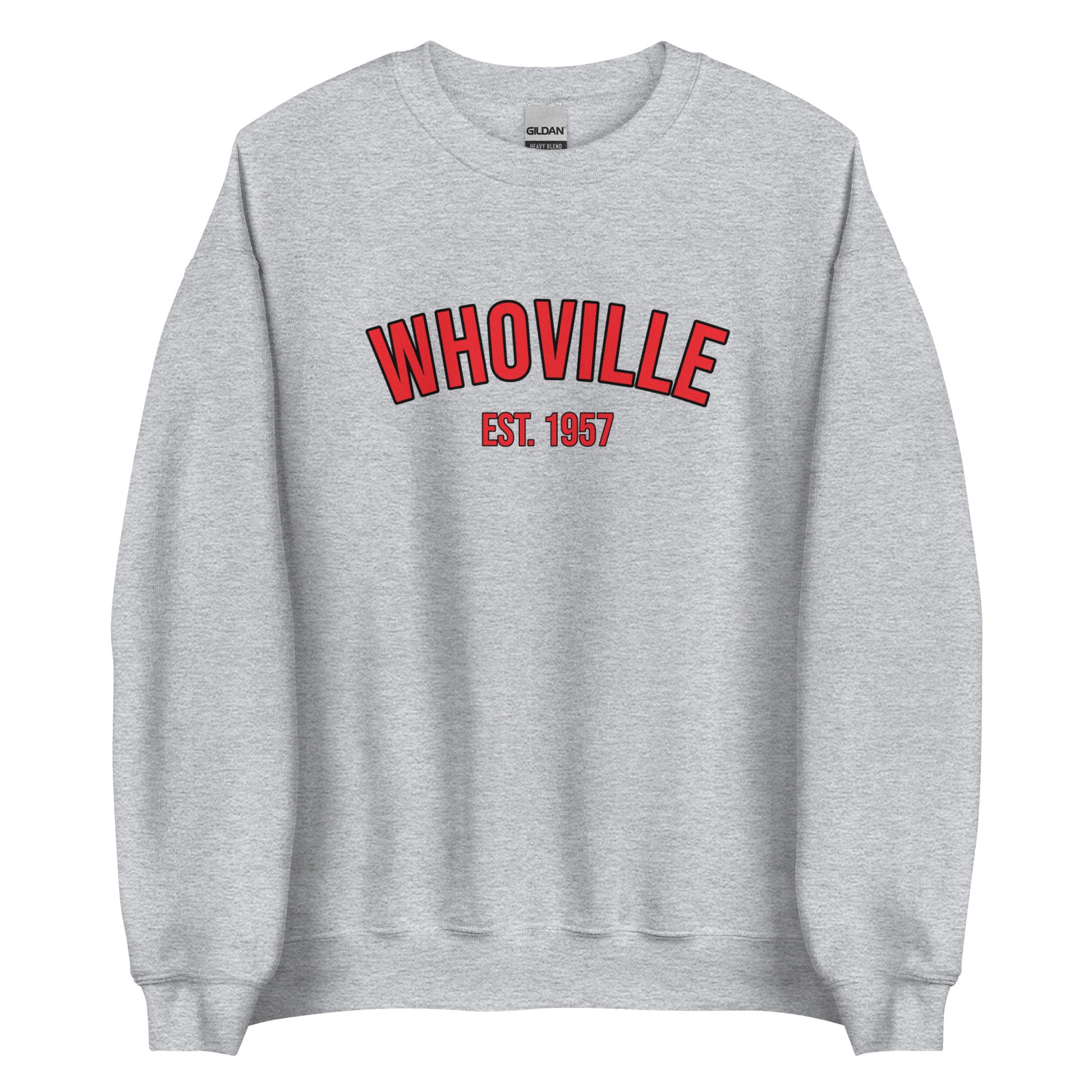 Whoville Crew Neck Sweater Sport Grey