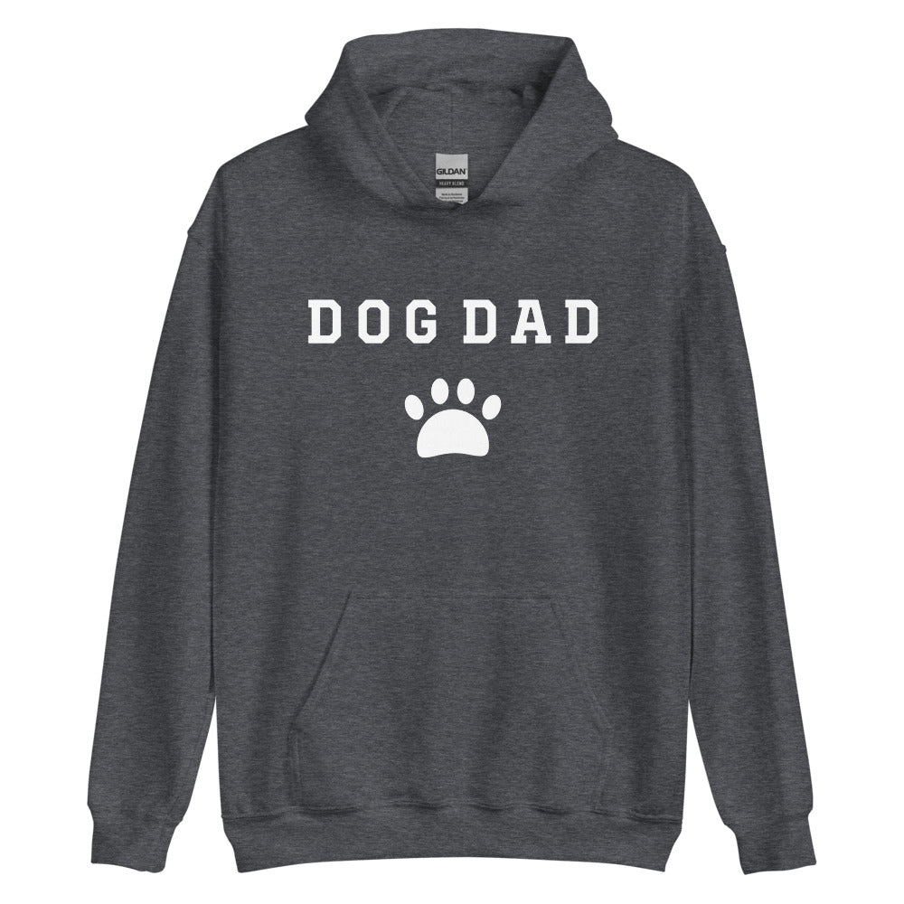 Dog Dad Hoodie Dark Heather