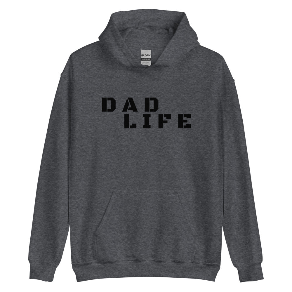 Dad Life Hoodie Dark Heather