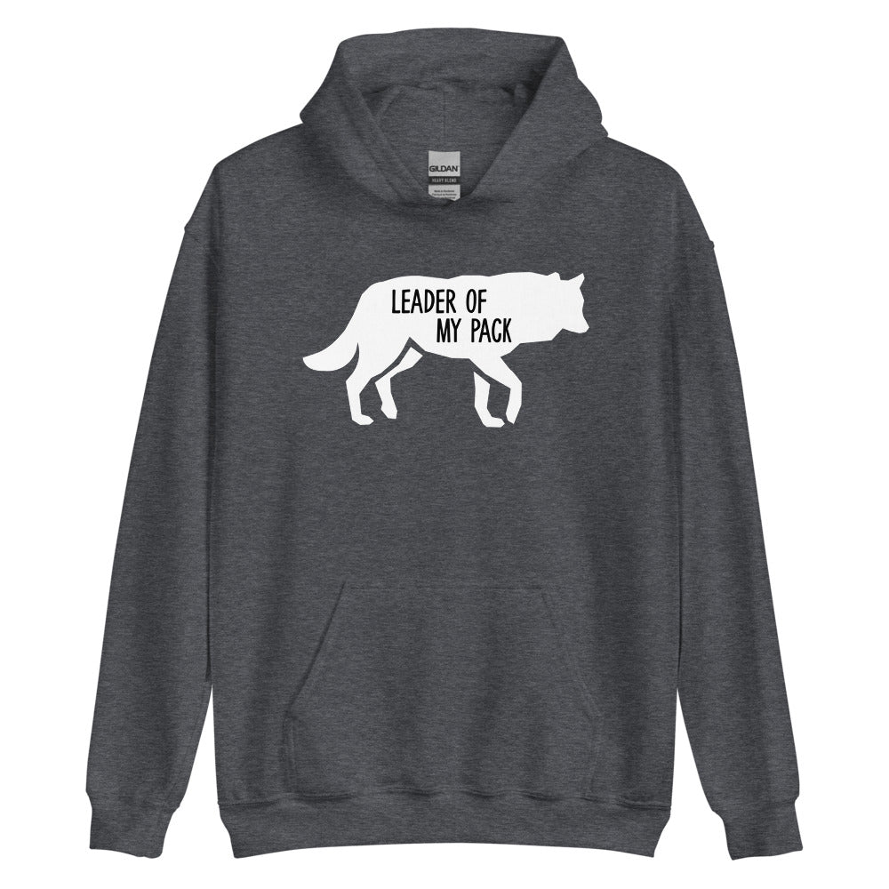 Leader of my Pack Hoodie Dark Heather