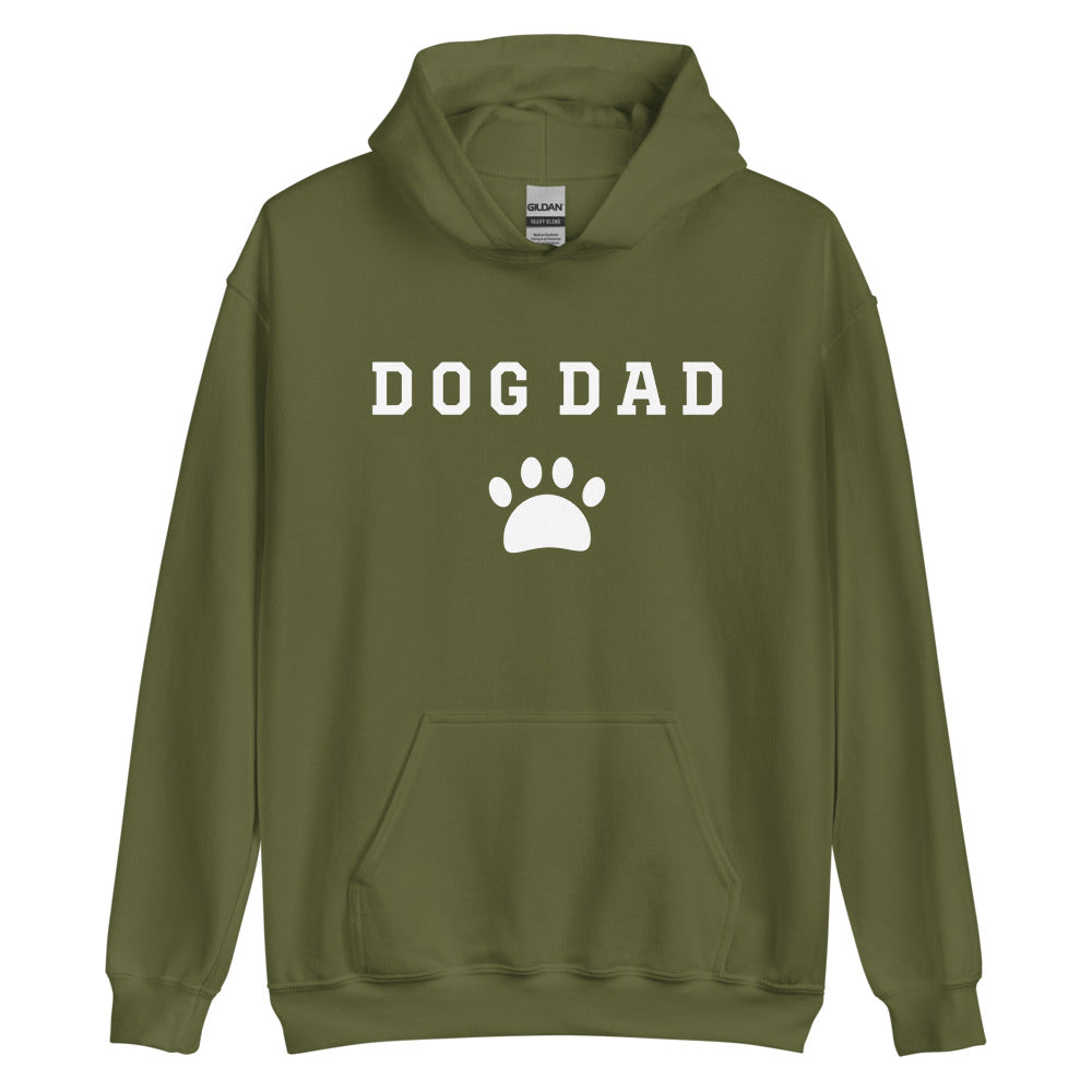 Dog Dad Hoodie Military Green