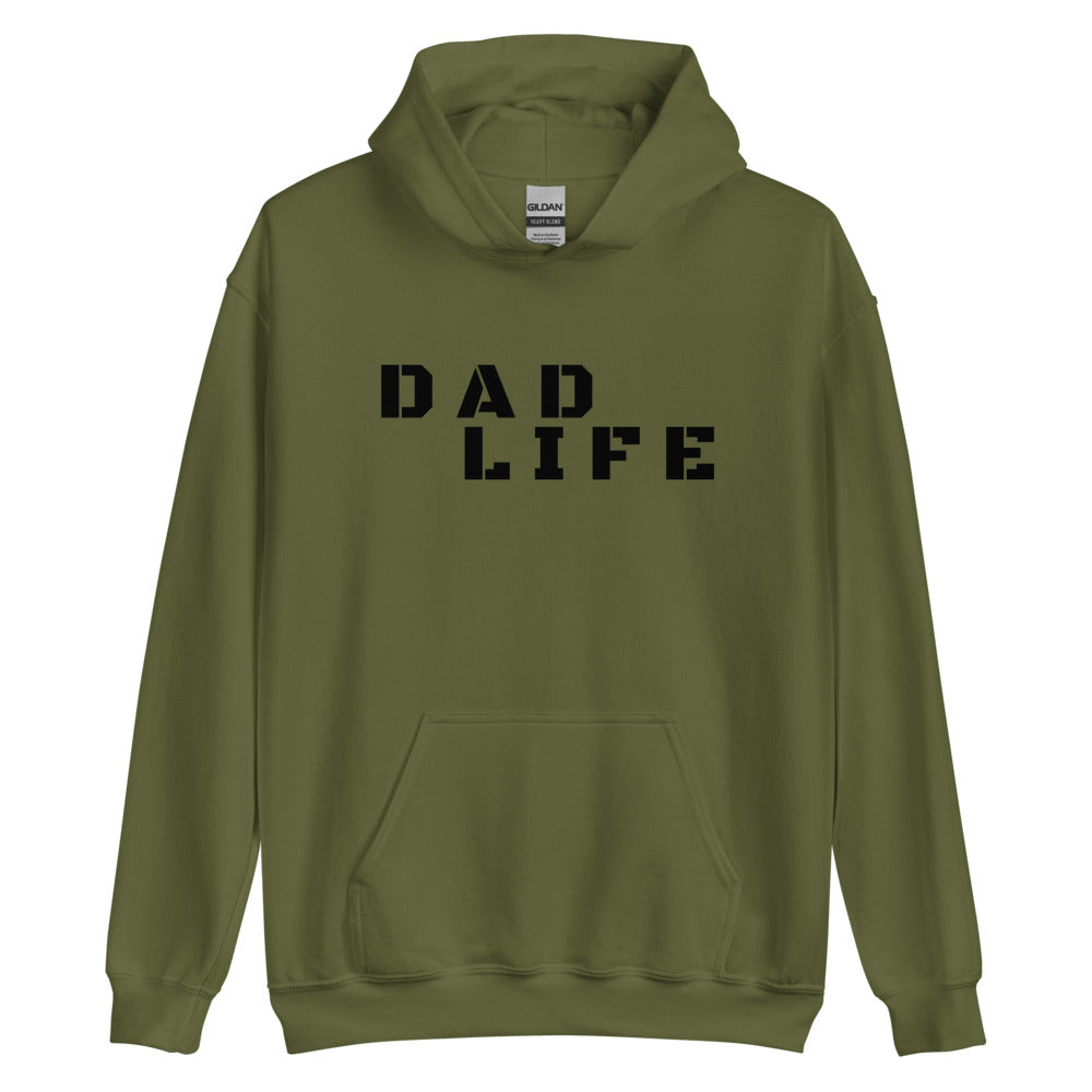 Dad Life Hoodie Military Green