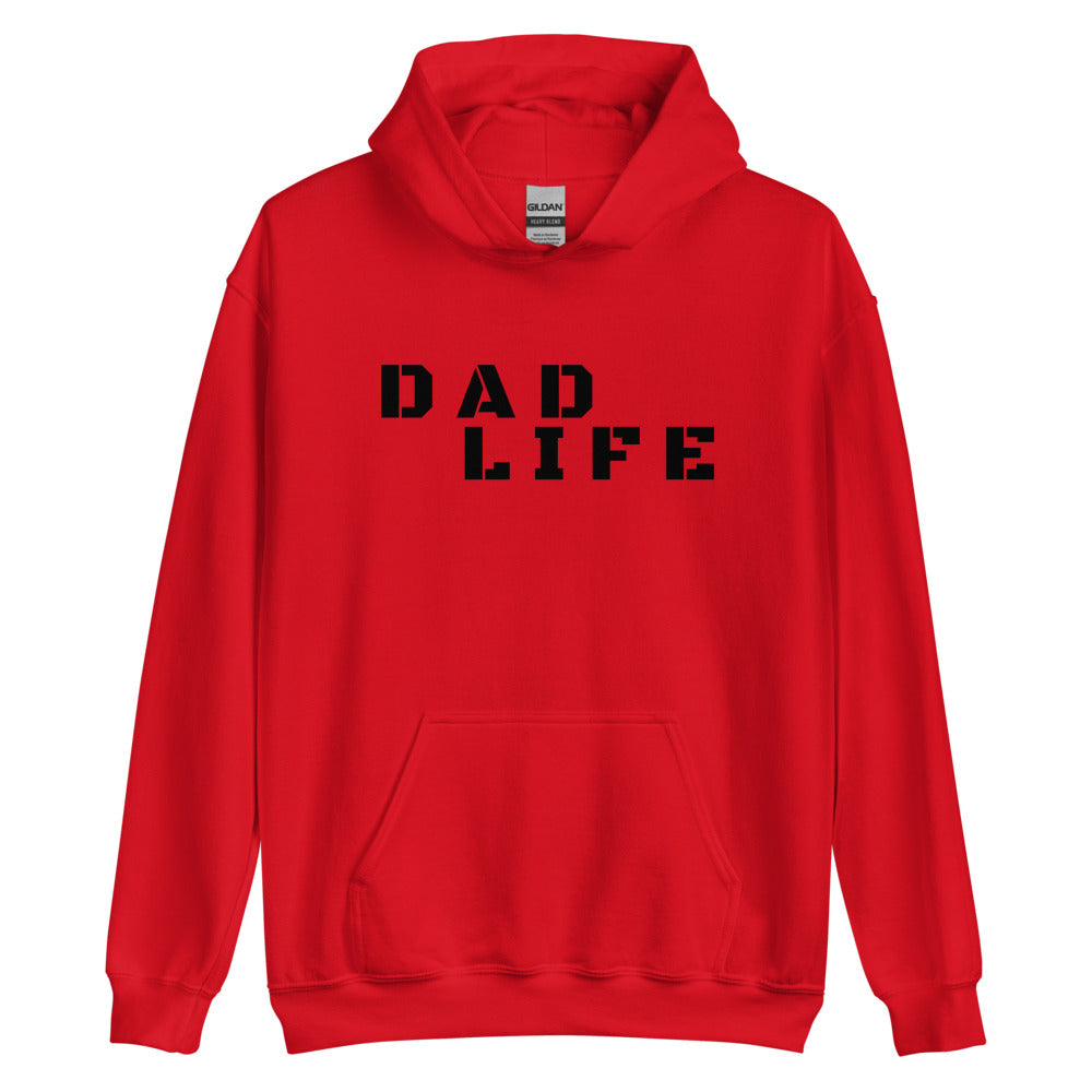 Dad Life Hoodie Red