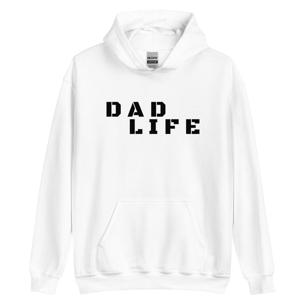 Dad Life Hoodie White