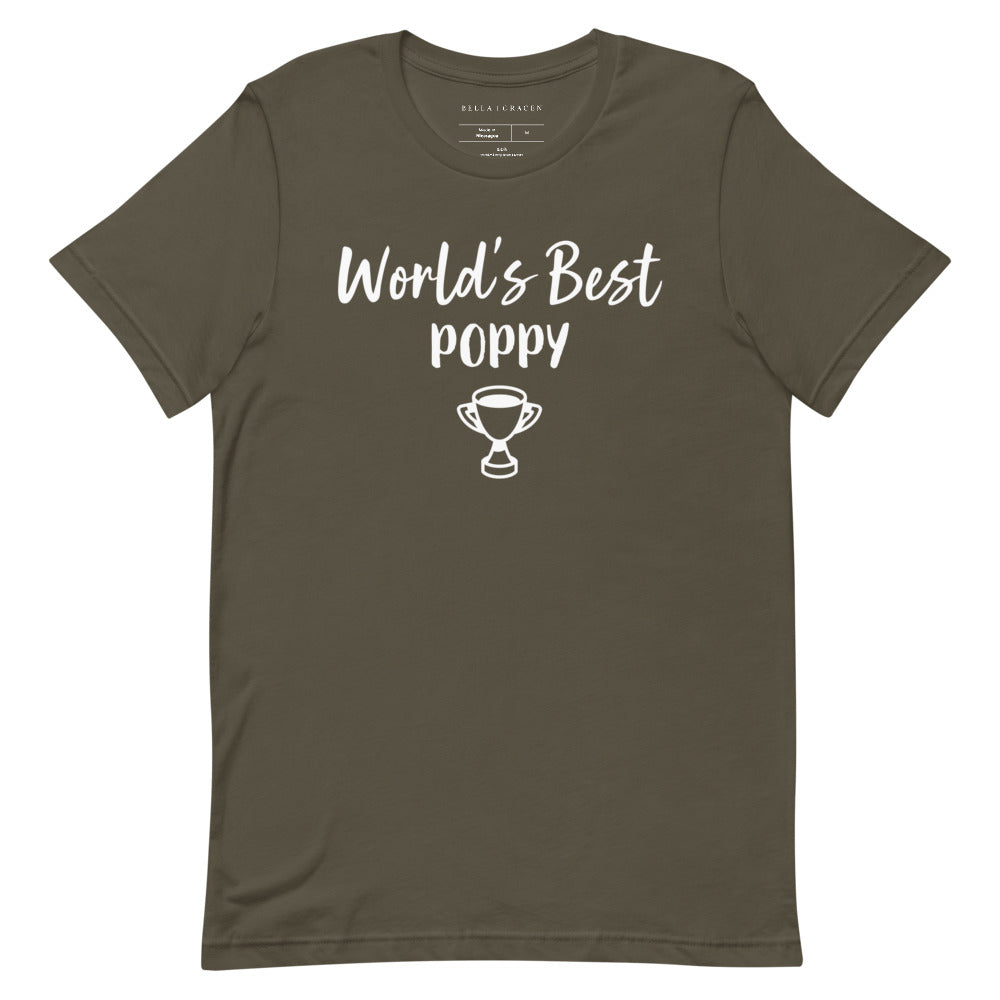 World's Best Poppy T-Shirt Army