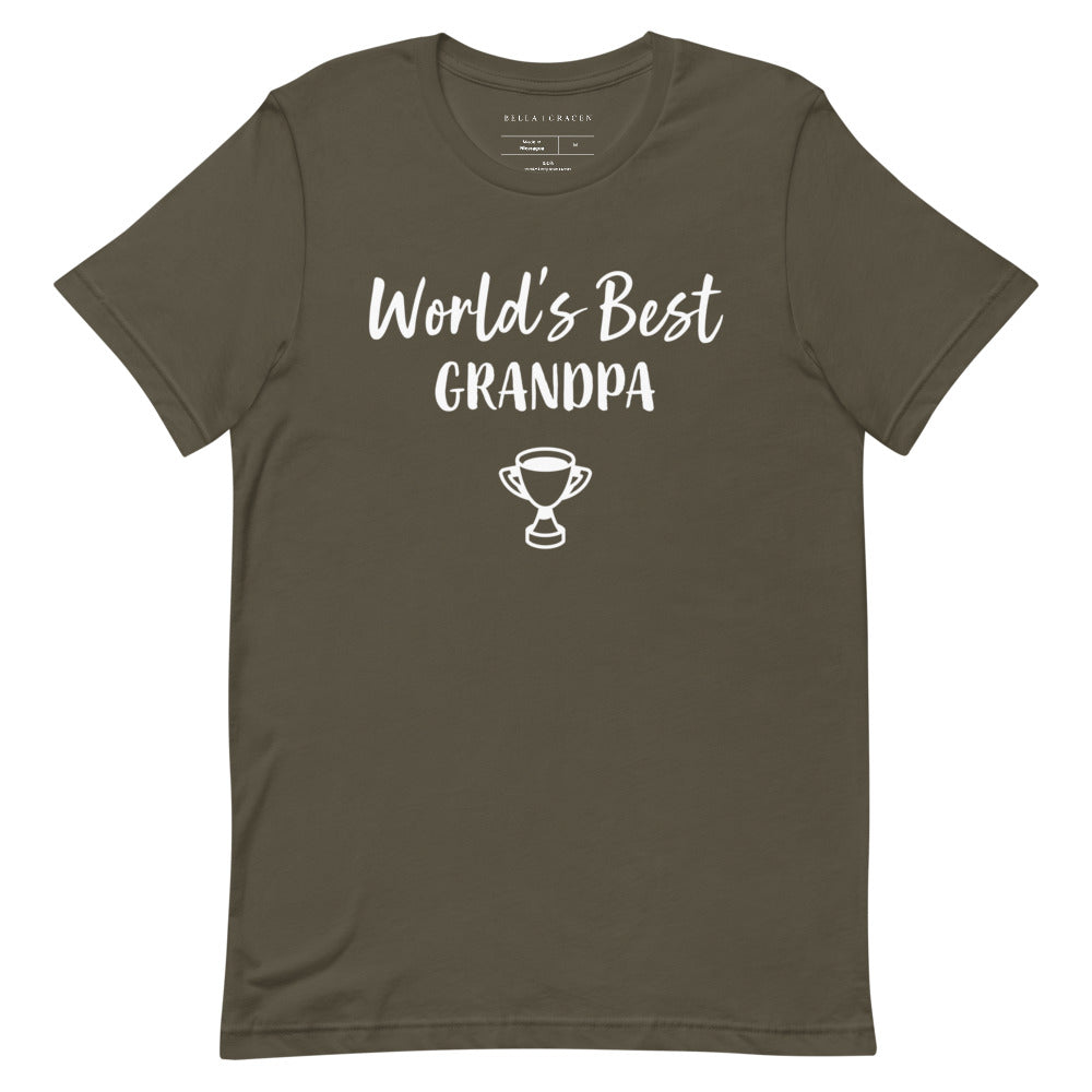 World's Best Grandpa T-Shirt Army