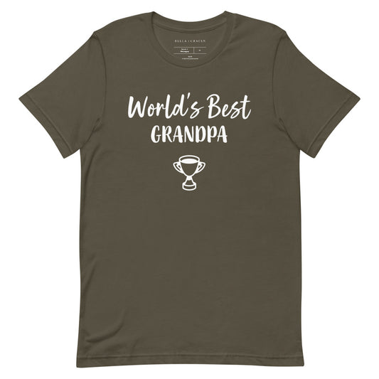 World's Best Grandpa T-Shirt Army