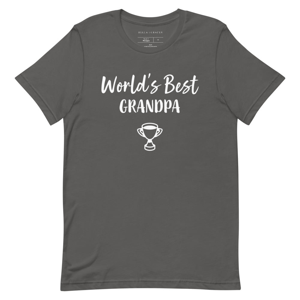 World's Best Grandpa T-Shirt Asphalt