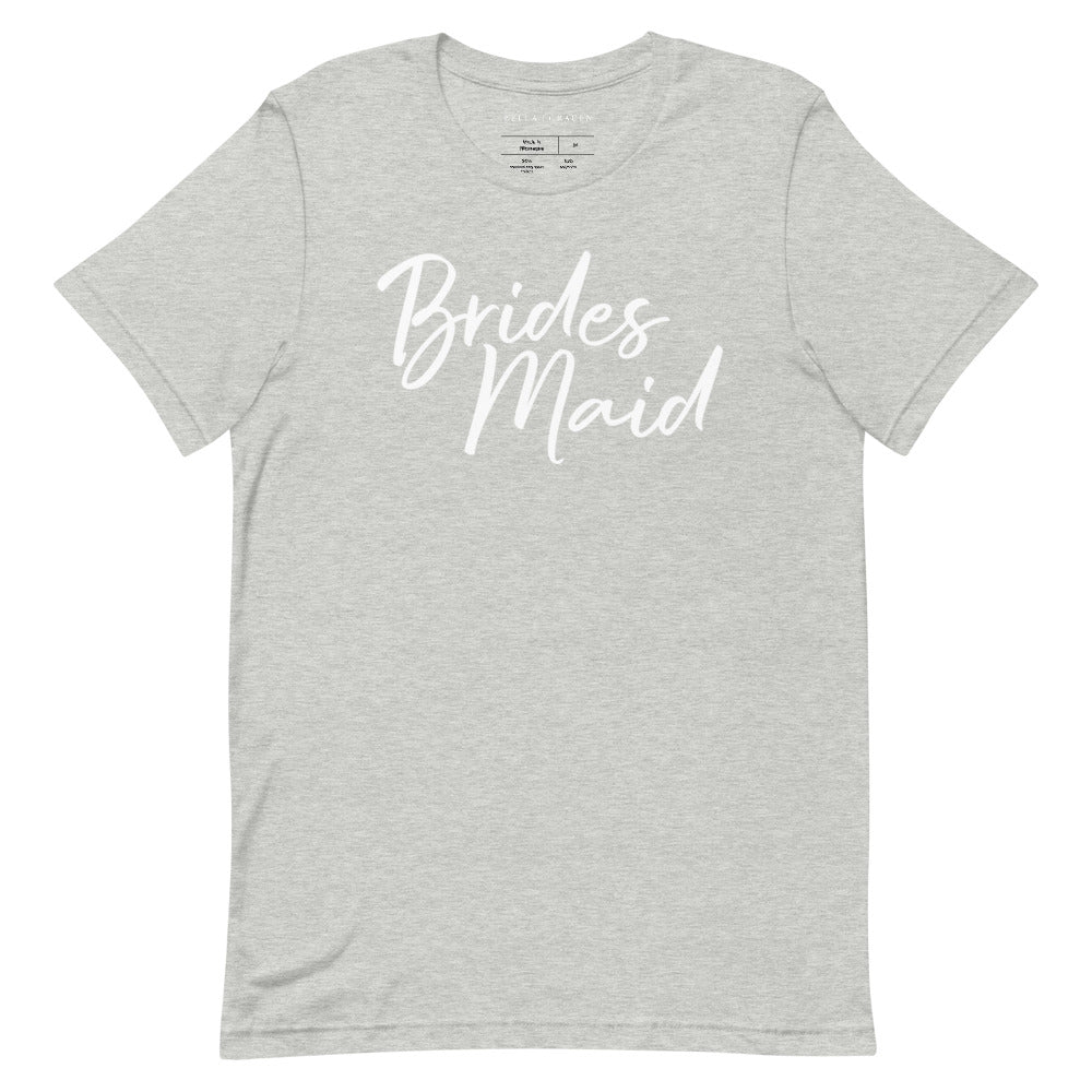 Bridesmaid T-Shirt Athletic Heather