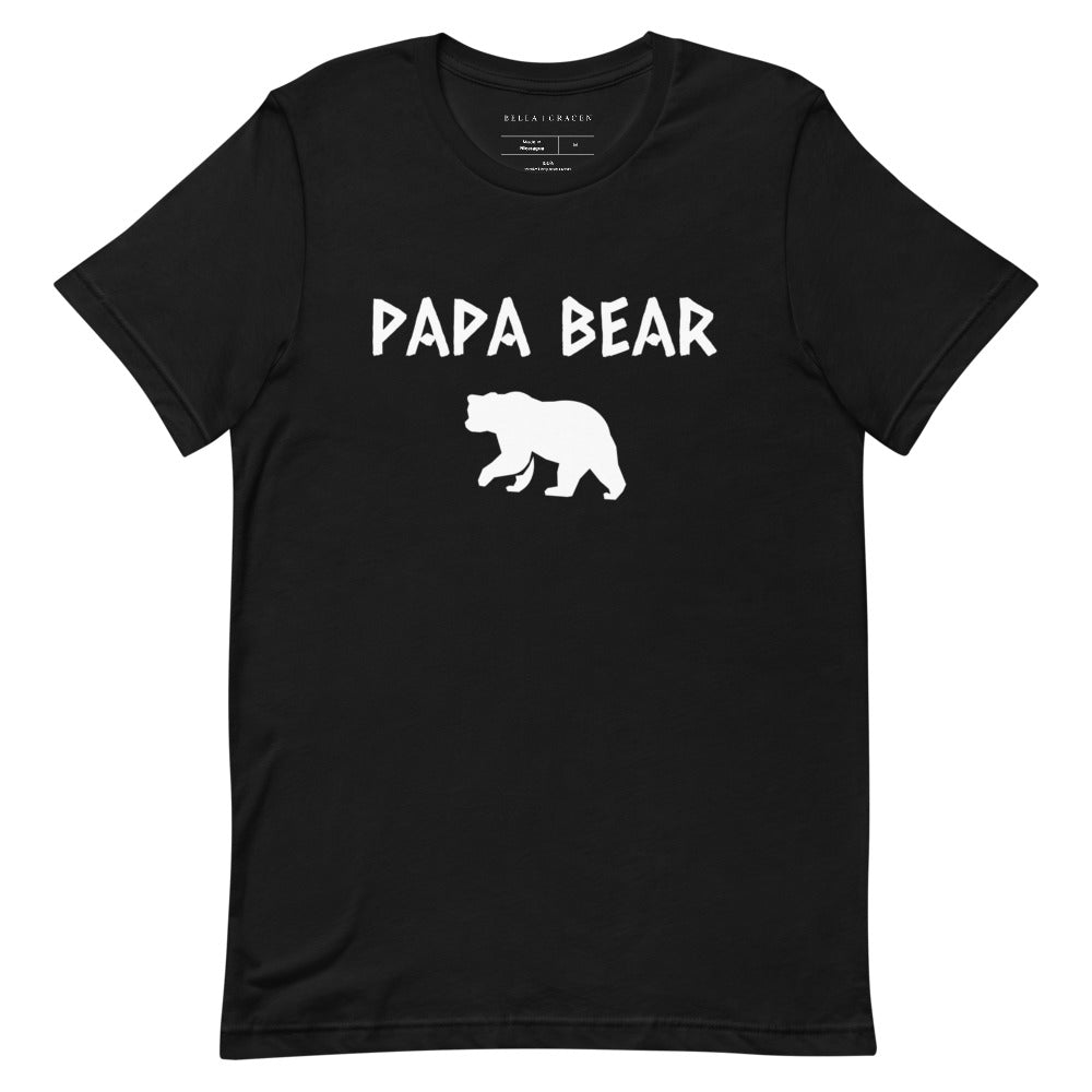 Papa Bear T-Shirt Black