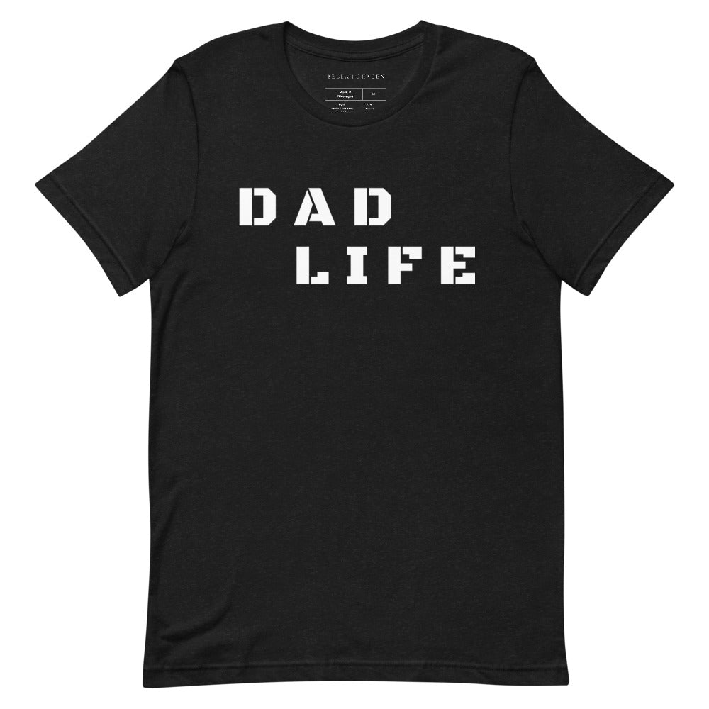 Dad Life T-Shirt Black Heather