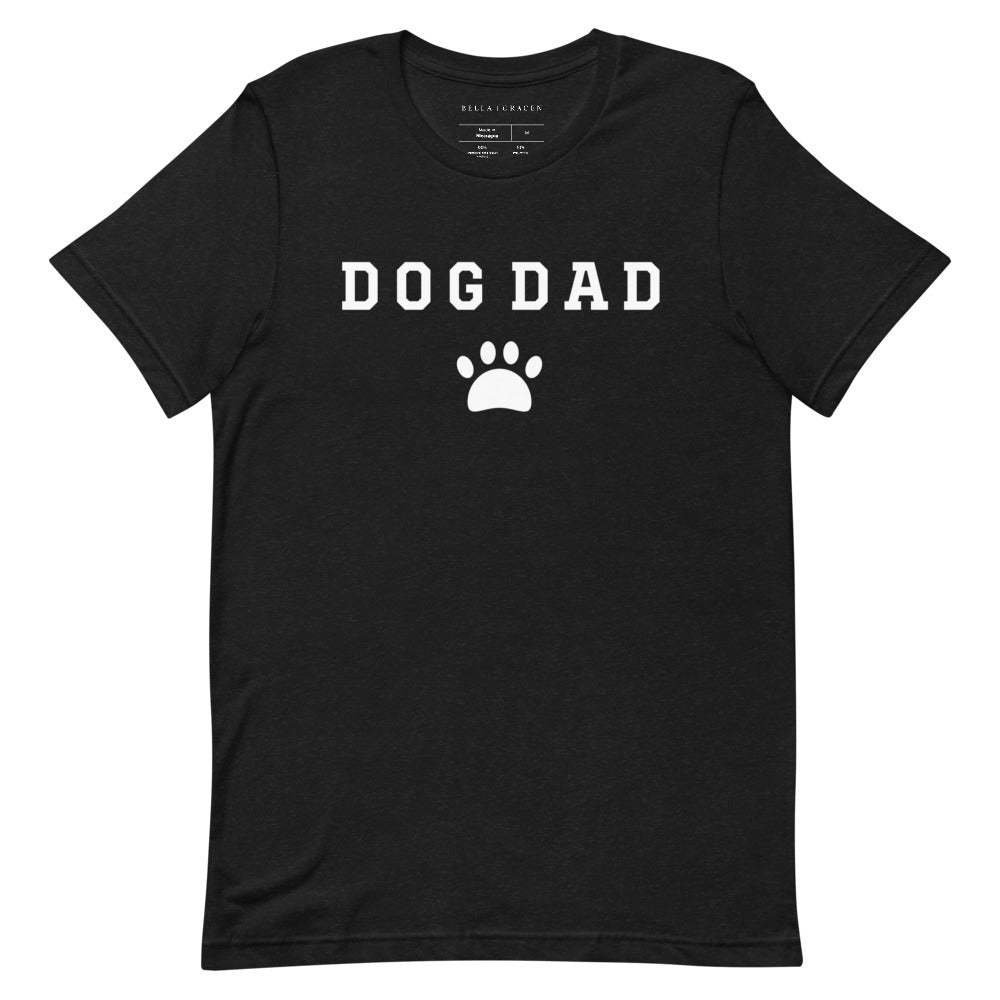 Dog Dad T-Shirt Black Heather