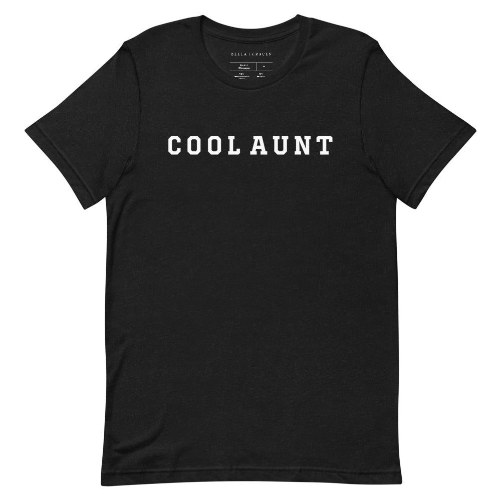 Cool Aunt T-Shirt Black Heather