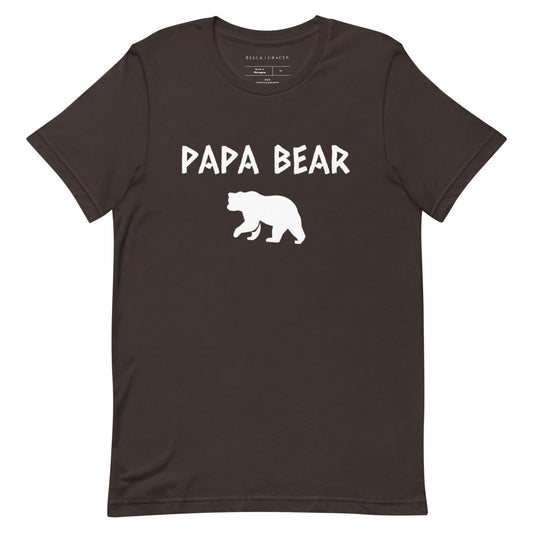 Papa Bear T-Shirt Brown