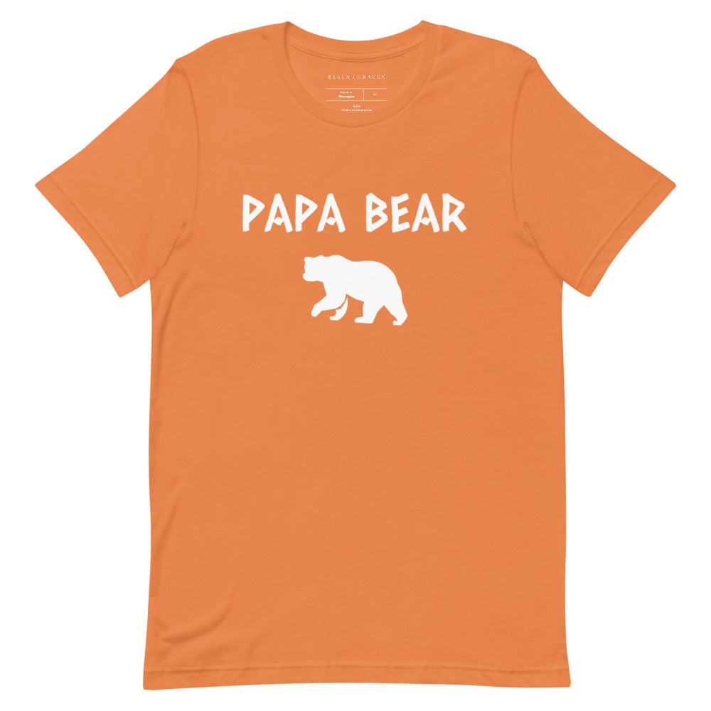 Papa Bear T-Shirt Burnt Orange