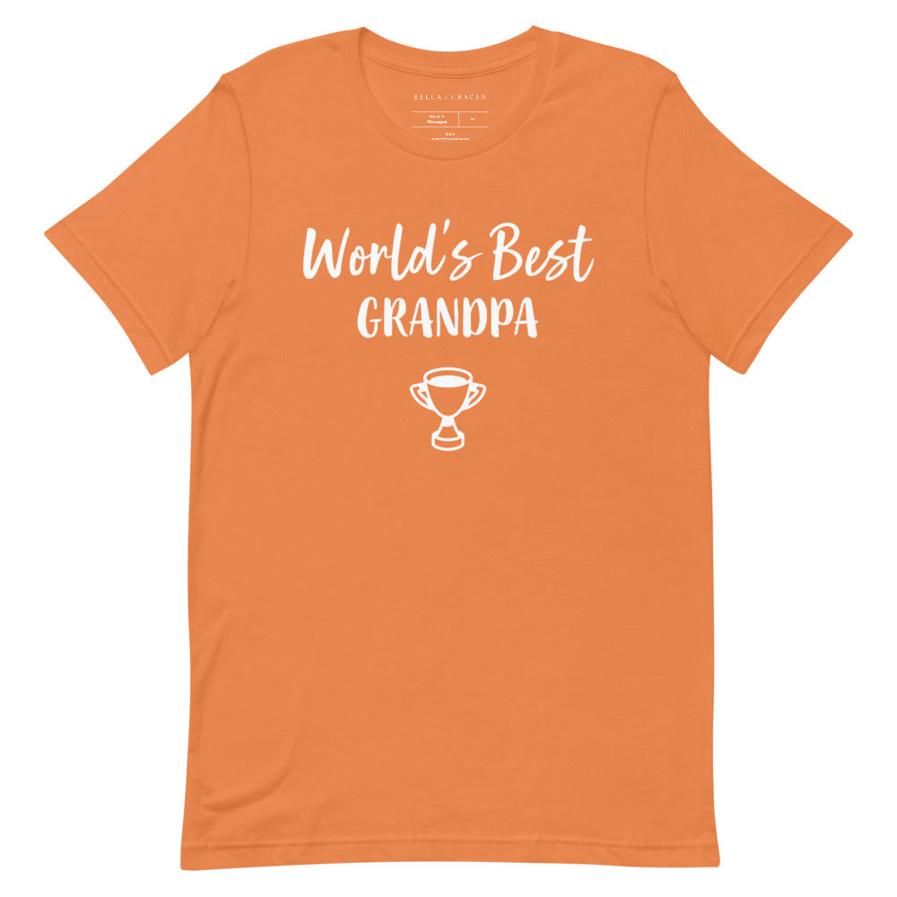 World's Best Grandpa T-Shirt Burnt Orange