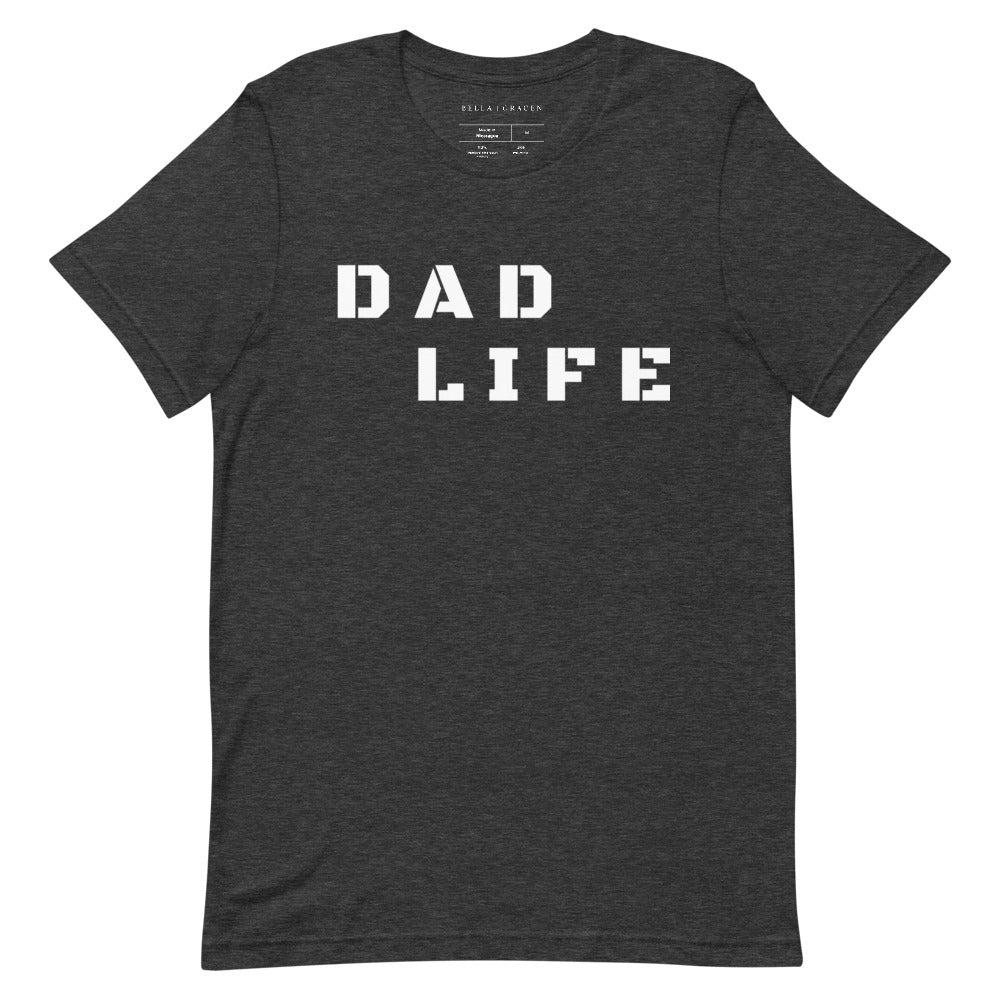 Dad Life T-Shirt Dark Grey Heather