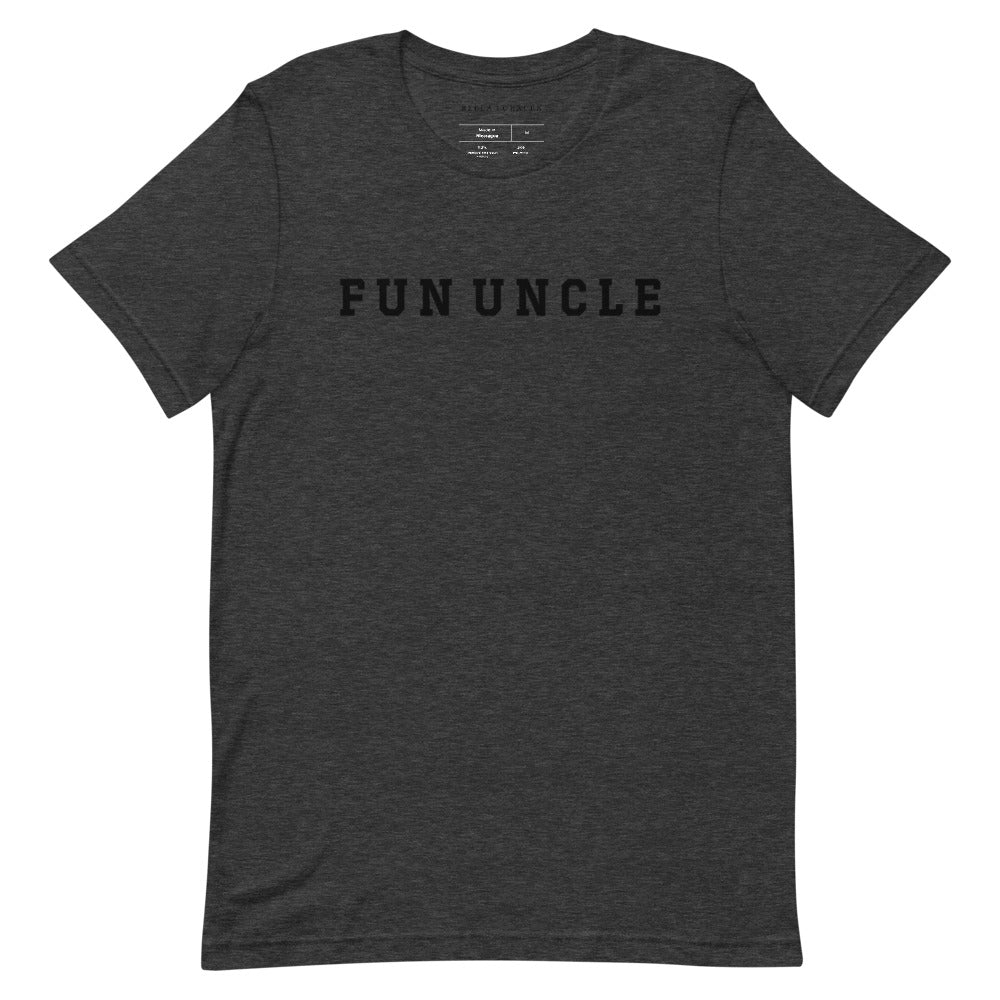 Fun Uncle T-Shirt Dark Grey Heather