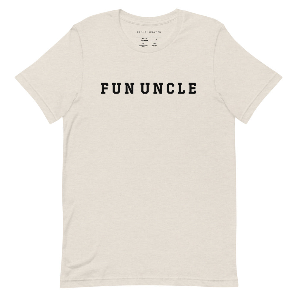 Fun Uncle T-Shirt Heather Dust