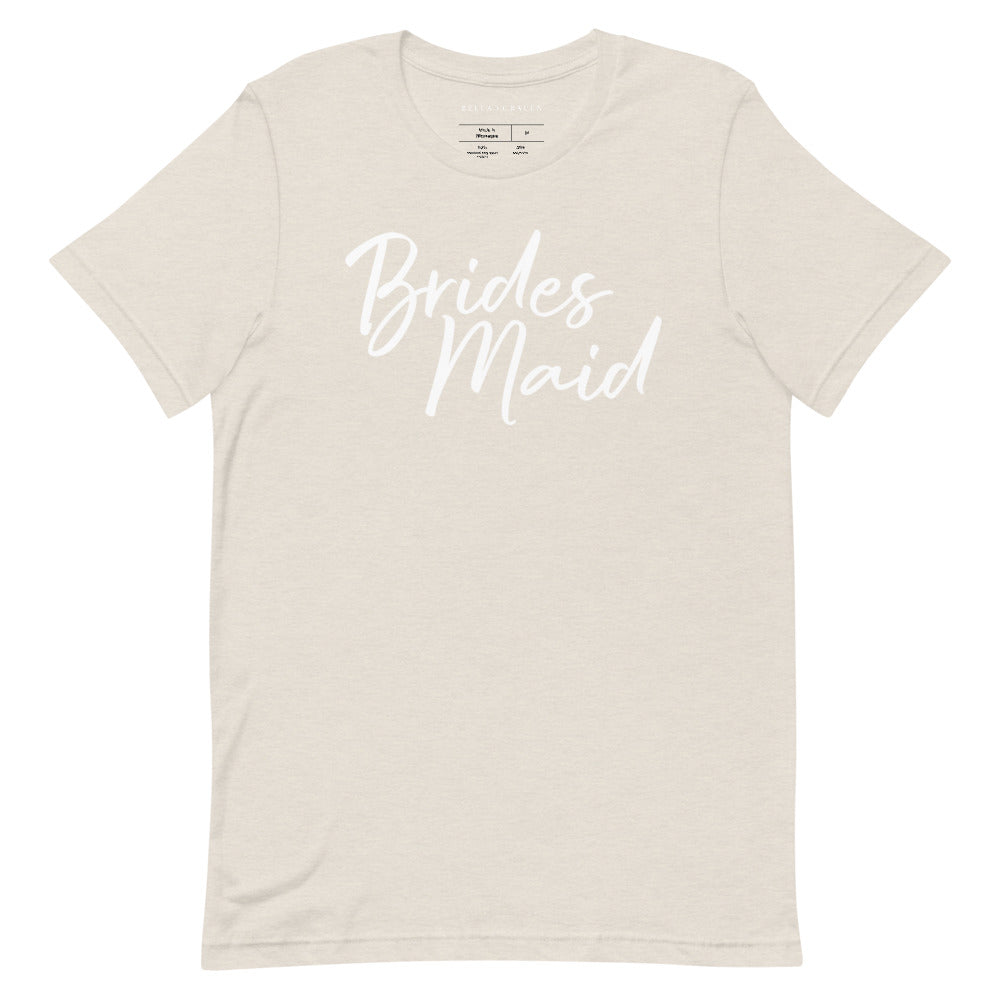 Bridesmaid T-Shirt Heather Dust